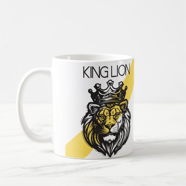 king lion mug (Left)