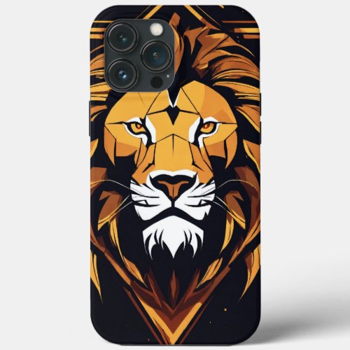 King loin angry face Iphone 13 pro cover 