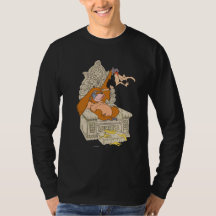 Joshpilfer Jungle Book Bear Baloo Womens Raglan Long Sleeve T-Shirt Classic Polyester Tee 