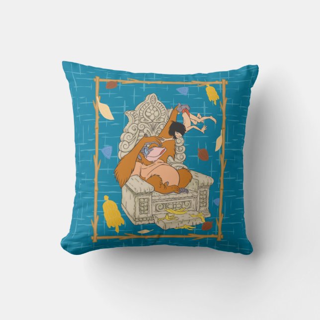 King Louie Throw Pillow (Front)