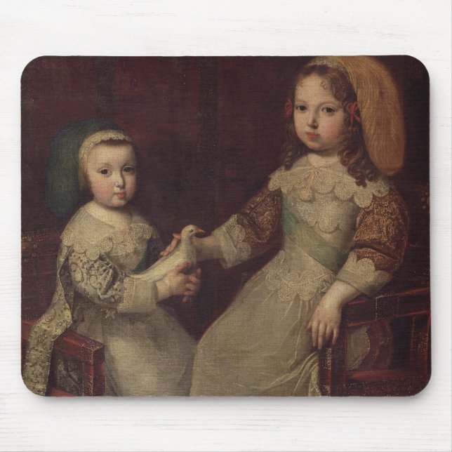 King Louis XIV (1638-1715) as a child with Philipp Mouse Pad (Front)