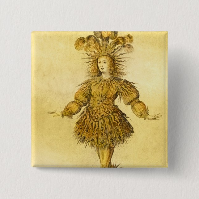 King Louis XIV of France Button (Front)