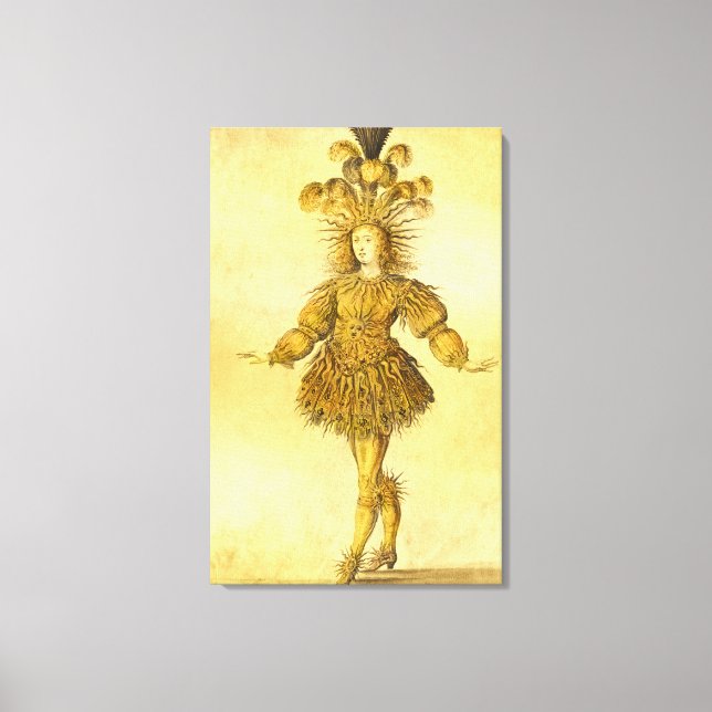 King Louis XIV of France Canvas Print (Front)