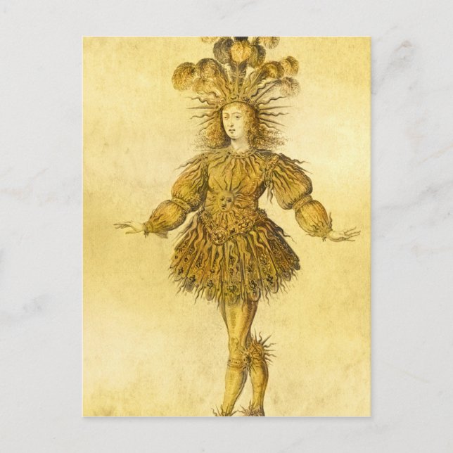 King Louis XIV of France Postcard (Front)