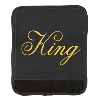 King Luggage Handle Wrap by kfleming1986 at Zazzle