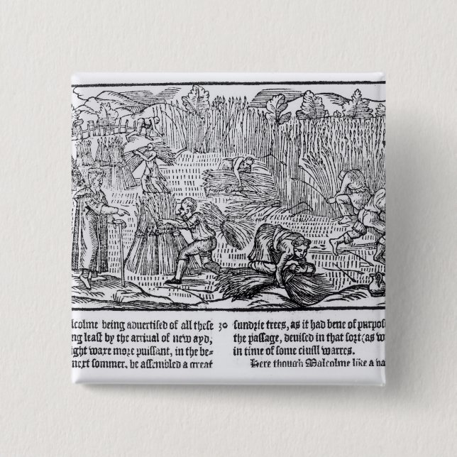 King Malcolm of Scotland Pinback Button (Front)