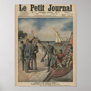 King Manuel II of Portugal bidding farewell Poster