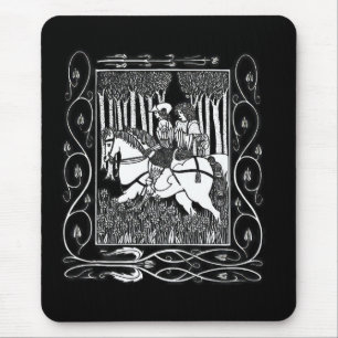 king mark and sir dinadan mouse pad