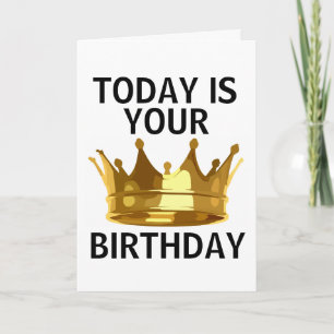 KING MEN'S BIRTHDAY CARD