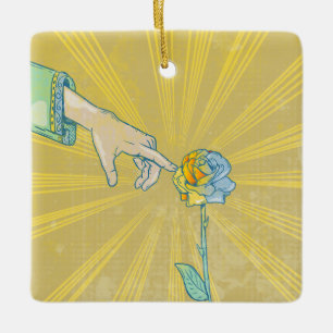 King Midas Golden Touch Ceramic Ornament