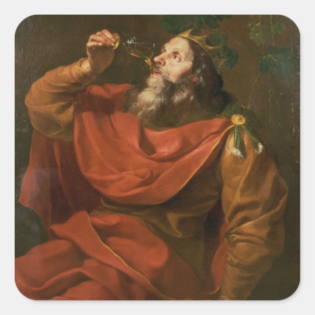 King Midas Square Sticker (Front)