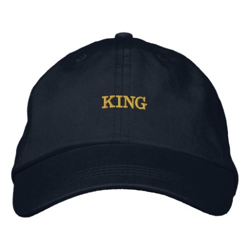 KING Name Create your own Text_Hat Handsome Embroidered Baseball Cap