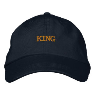 King Name Printed Fits Comfortable Handsome-Hat Embroidered Baseball Cap