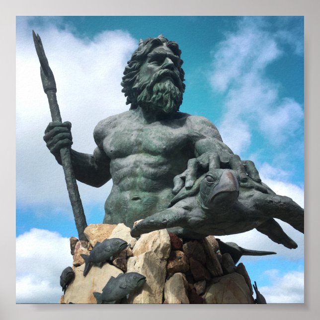 king neptune at virginia beach poster (Front)