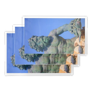 King Neptune by Shirley Taylor Acrylic Tray