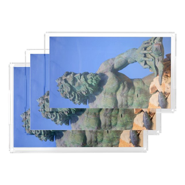 King Neptune by Shirley Taylor Acrylic Tray (Set)