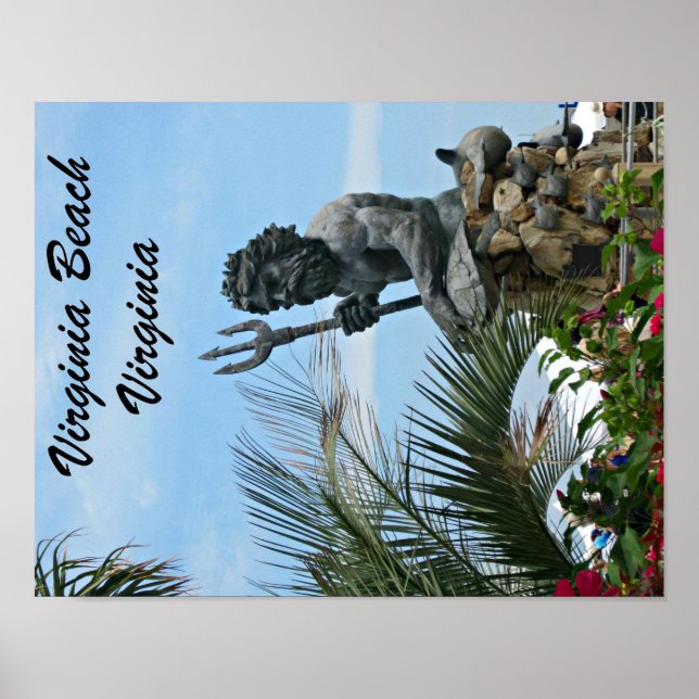 King Neptune Park, Virginia Beach, VA Poster (Front)