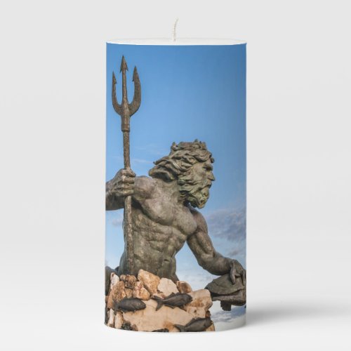 King Neptune Pillar Candle