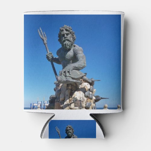 King Neptune Statue at Virginia Beach Can Cooler