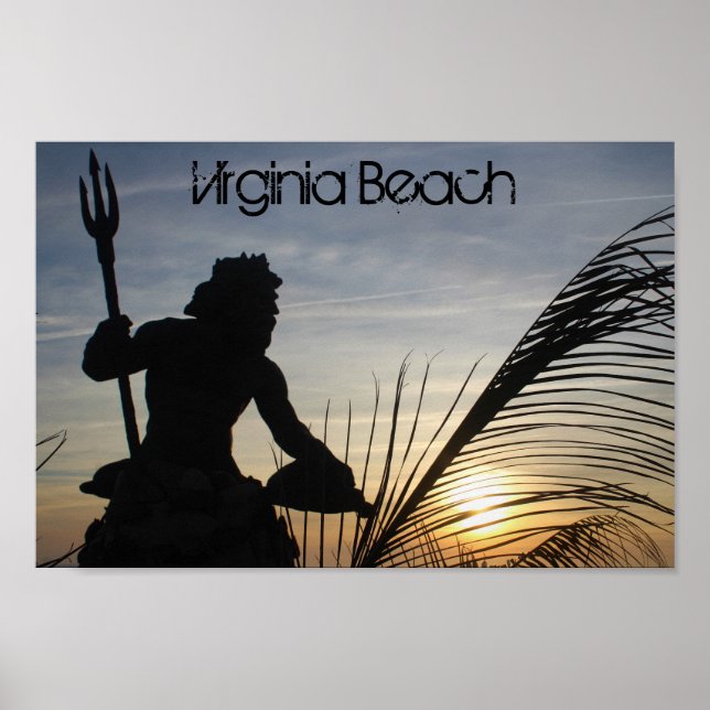 King Neptune Virginia Beach Poster (Front)