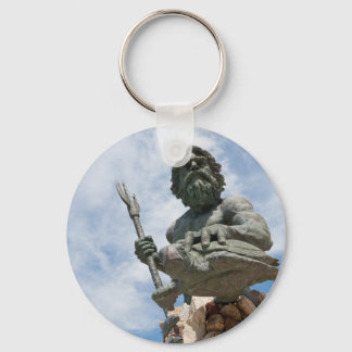 King Neptune Virginia Beach Statue Keychain
