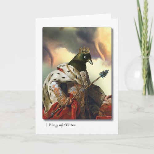 King of Aether Tarot Greeting Card