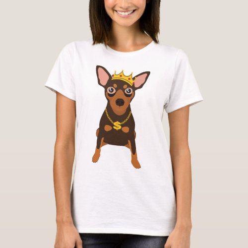 King of All Toys Min Pin T_shirts