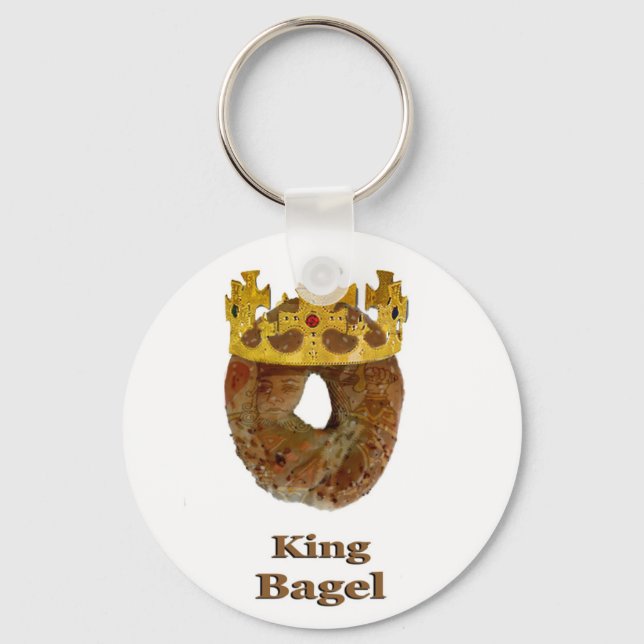 King of Bagels Keychain (Front)