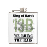 King of Battle - 13B We Bring the Rain Hip Flask