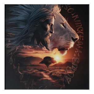 King of Beasts, King of Kings Acrylic Print