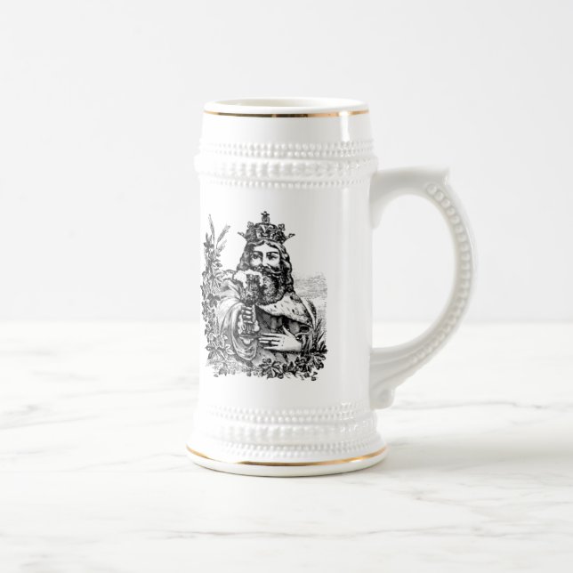King of Beer Engraved Stein (Right)