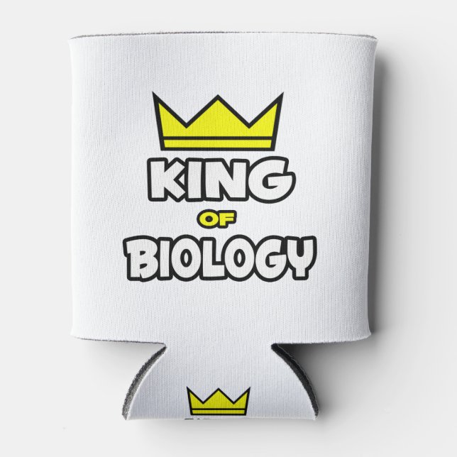 King of Biology Can Cooler (Front)