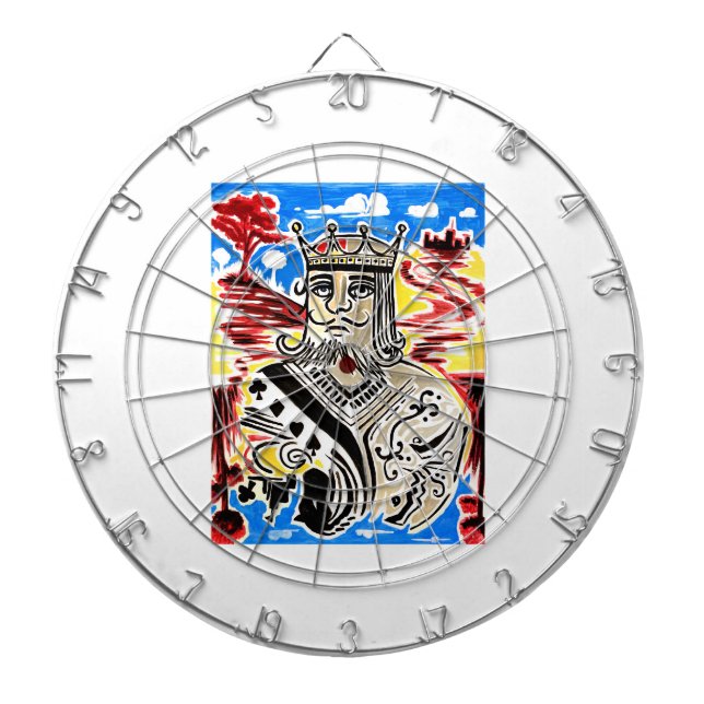 King Of Cards Dart Board (Front)