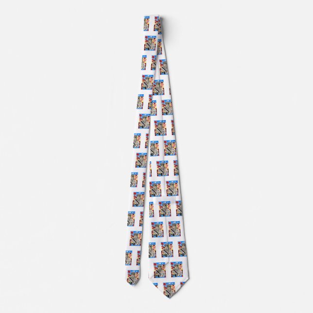 King Of Cards Neck Tie (Back)