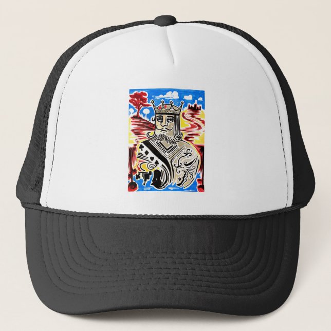 King Of Cards Trucker Hat (Front)