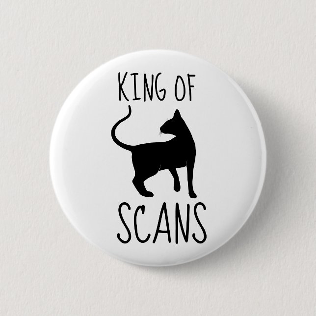 King of CAT Scans Button (Front)