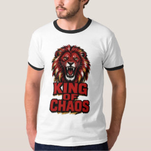 King Of Chaos Roaring Royal Lion T-Shirt