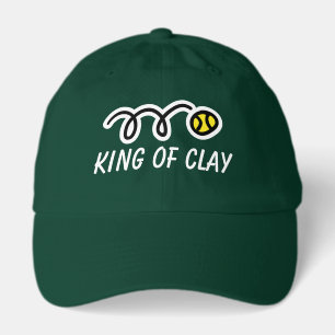 King of Clay tennis hat for player and sports fan