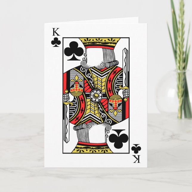 King of Clubs - Add Your Image Card (Front)