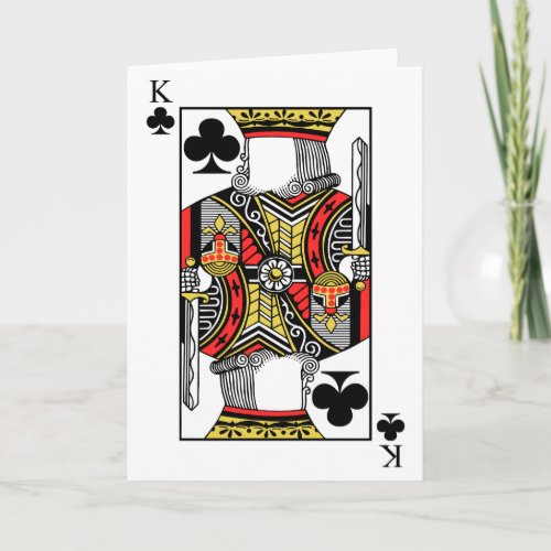 King of Clubs _ Add Your Image Card