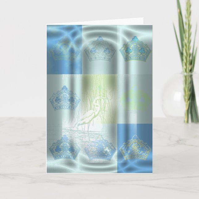 King of Clubs Birthday Card (Front)