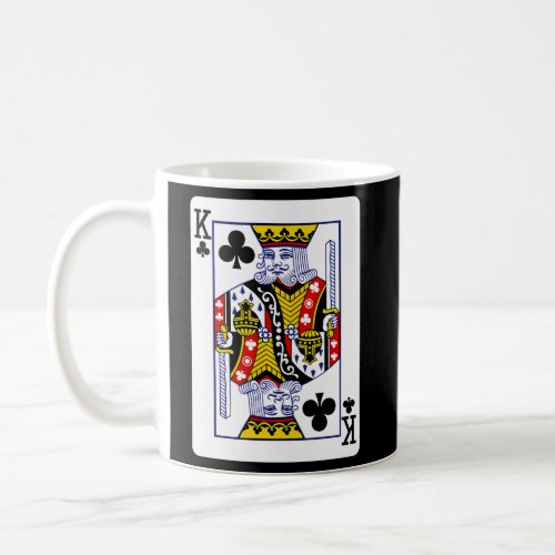 King Of Clubs Playing Card Coffee Mug