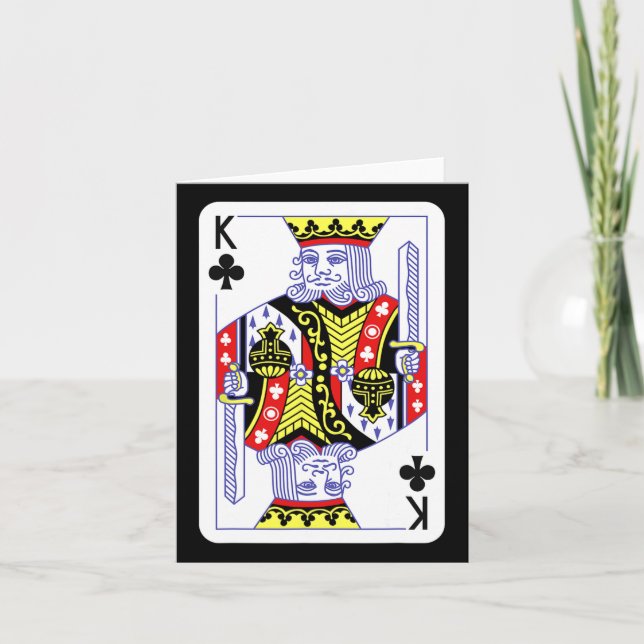 King Of Clubs Playing Cards Halloween Costume Deck (Front)