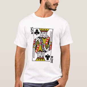 King of Clubs Playing Cards T-Shirt