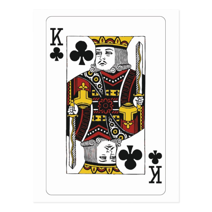 king of clubs postcards