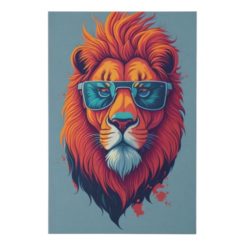 King of Cool Faux Canvas Print