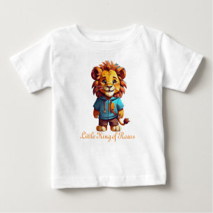King of Cool, Lion Inspired Couture Baby T-Shirt