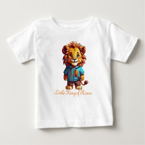 King of Cool Lion Inspired Couture Baby T_Shirt