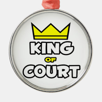 King of Court Metal Ornament
