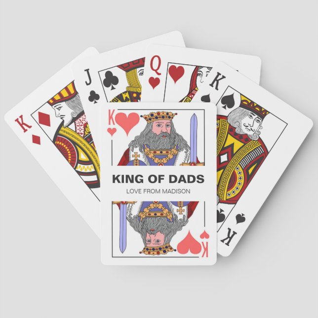 King Of Dads Playing Cards (Back)